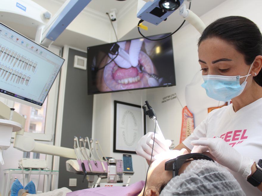 Periodontal measurement at White Castle dental clinic — Dr Naira Hovhannisyan